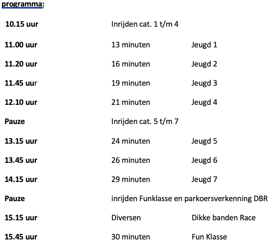 programma 2020 veldrit